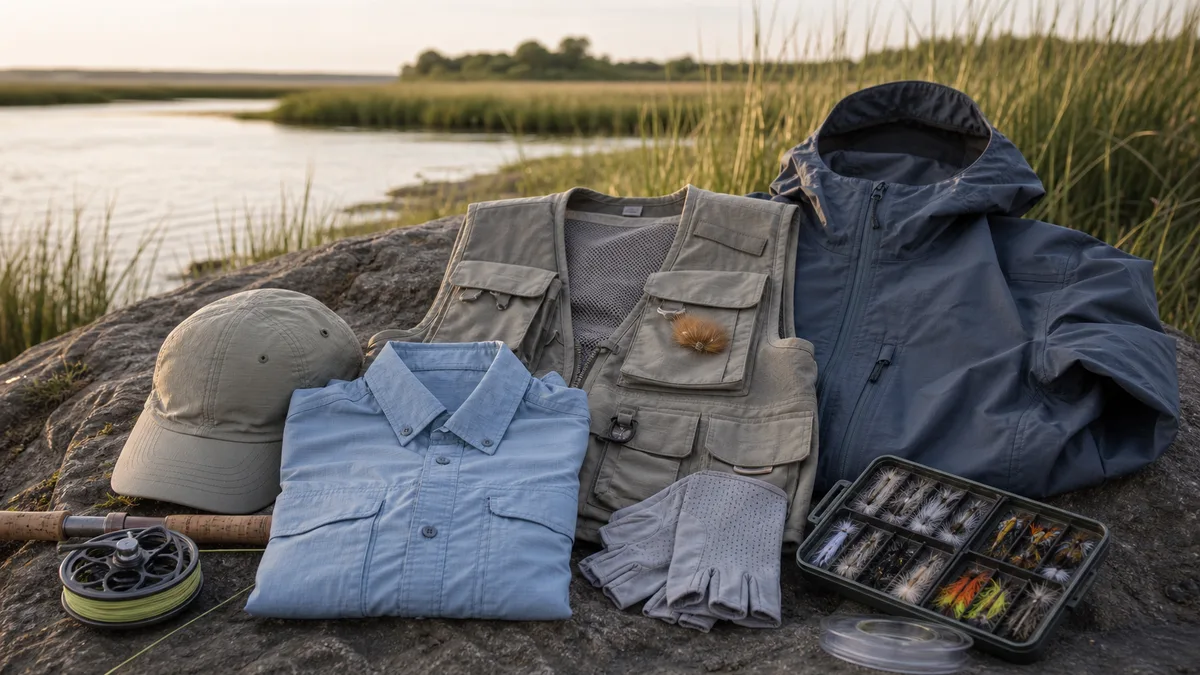 Orvis clothing for fishing gear guide cover